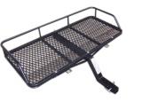 Steel hitch cargo carrier